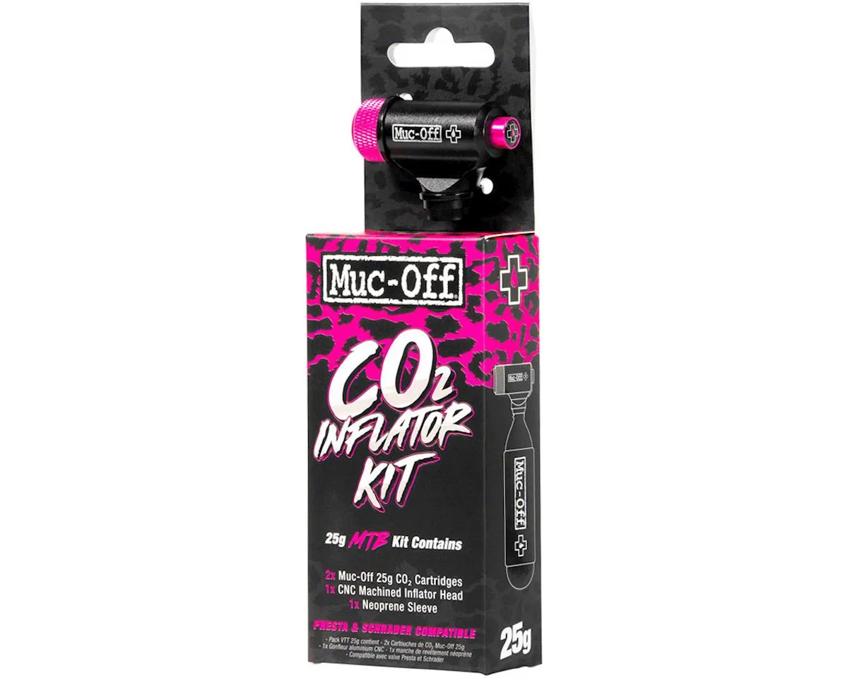 Muc-Off MTB Inflator Kit (w/ 25g Cartridges)